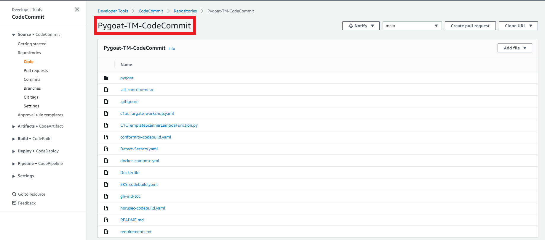 CodeCommit